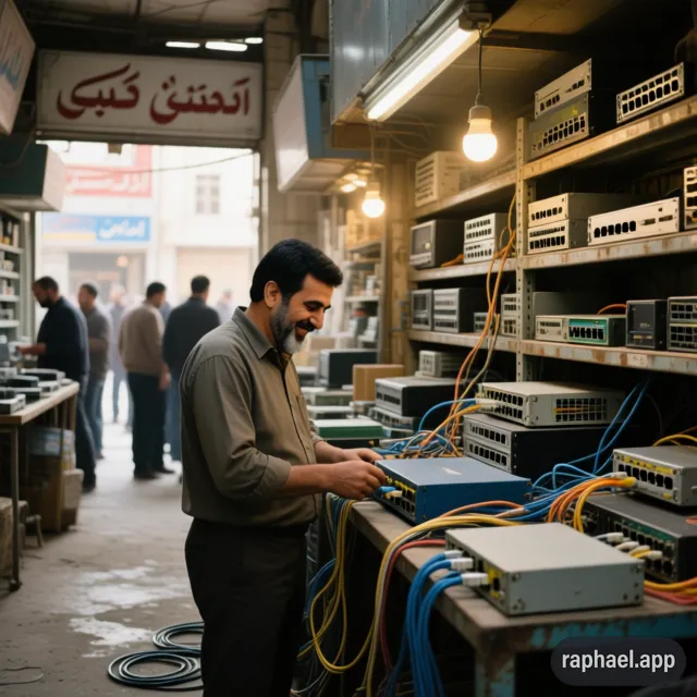 خرید و فروش تجهیزات شبکه دست دوم در تهران قنات کوثر