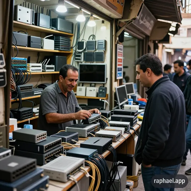 خرید و فروش تجهیزات شبکه دست دوم در تهران قنات کوثر