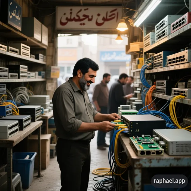 خرید و فروش تجهیزات شبکه دست دوم در تهران گلشن