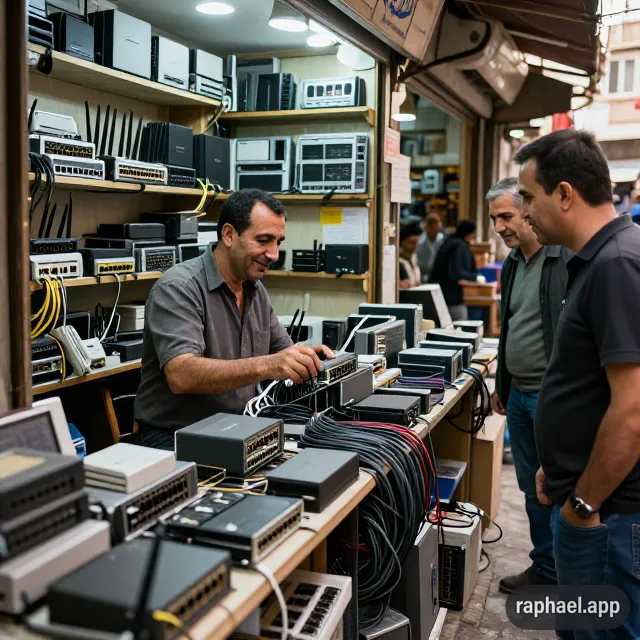 خرید و فروش تجهیزات شبکه دست دوم در تهران گلشن