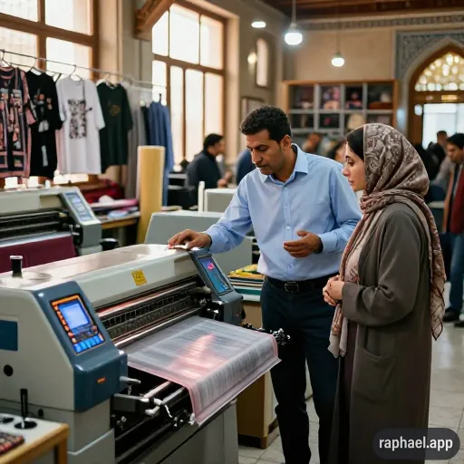 خرید و فروش دستگاه چاپ رو لباس در تهران میرداماد