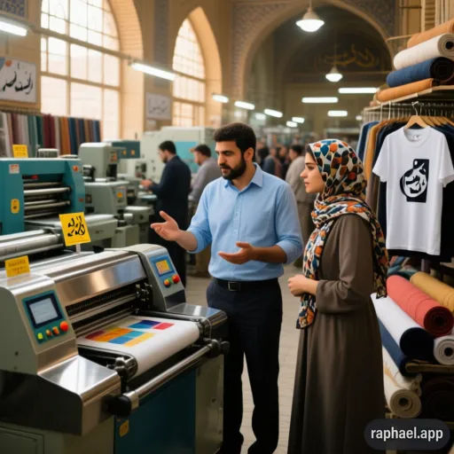 خرید و فروش دستگاه چاپ رو لباس در تهران پاسداران