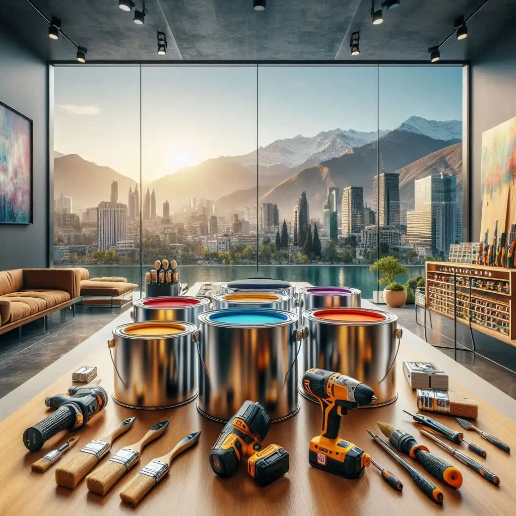 خرید و فروش رنگ و ابزارآلات در تهران ولنجک