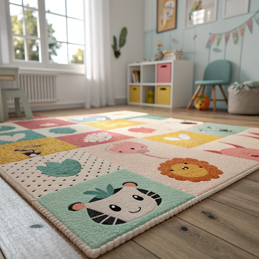 خرید و فروش فرش اتاق کودک سه بعدی در تهران زعفرانیه