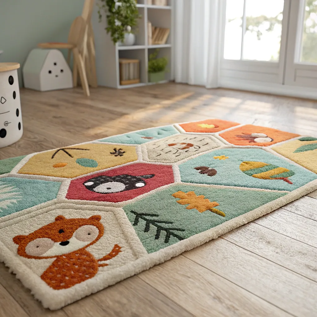 خرید و فروش فرش اتاق کودک سه بعدی در تهران فرمانیه