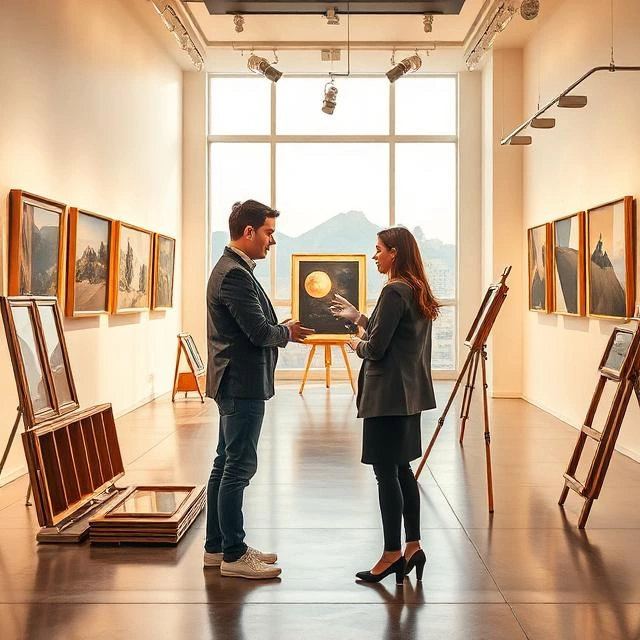 خرید و فروش لوازم برگزاری گالری نقاشی در تهران فرجام