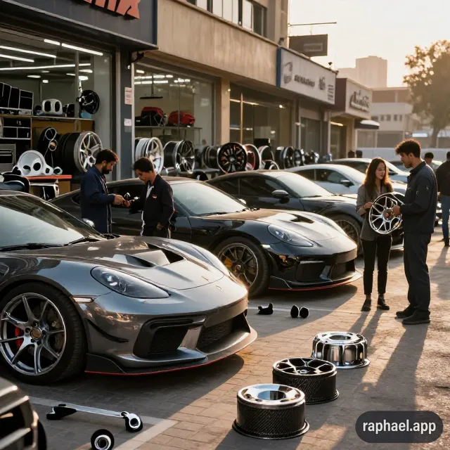 خرید و فروش لوازم تیونینگ و اسپرت خودرو در تهران استقلال