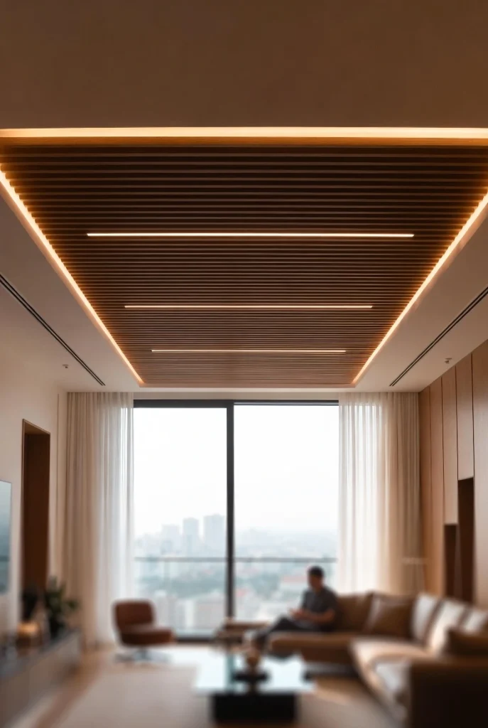 خرید و نصب سقف کاذب طرح چوب در تهران