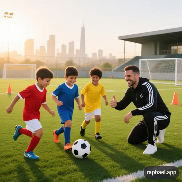 دوره پایه در مدرسه فوتبال برای کودکان در تهران جوادیه