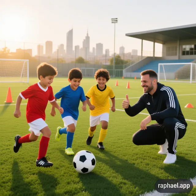 دوره پایه در مدرسه فوتبال برای کودکان در تهران جوادیه