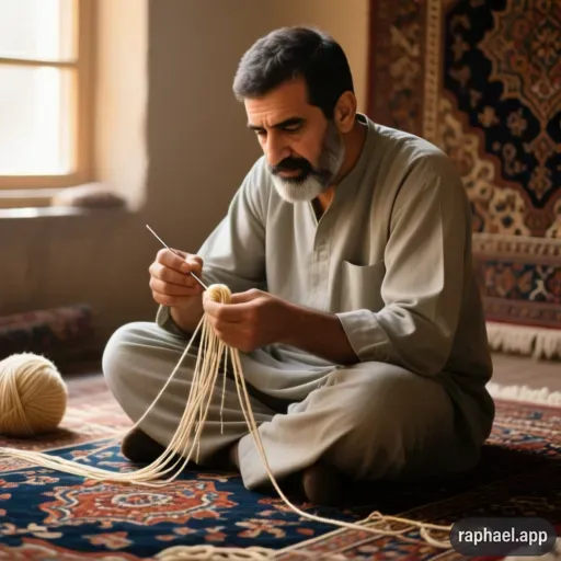 رفو فرش دستباف در تهران بازار بزرگ