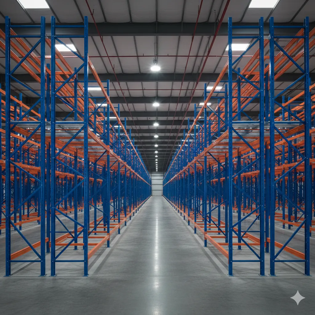 ساخت قفسه راک صنعتی برای انبار 1 ساخت قفسه راک صنعتی برای انبار 2