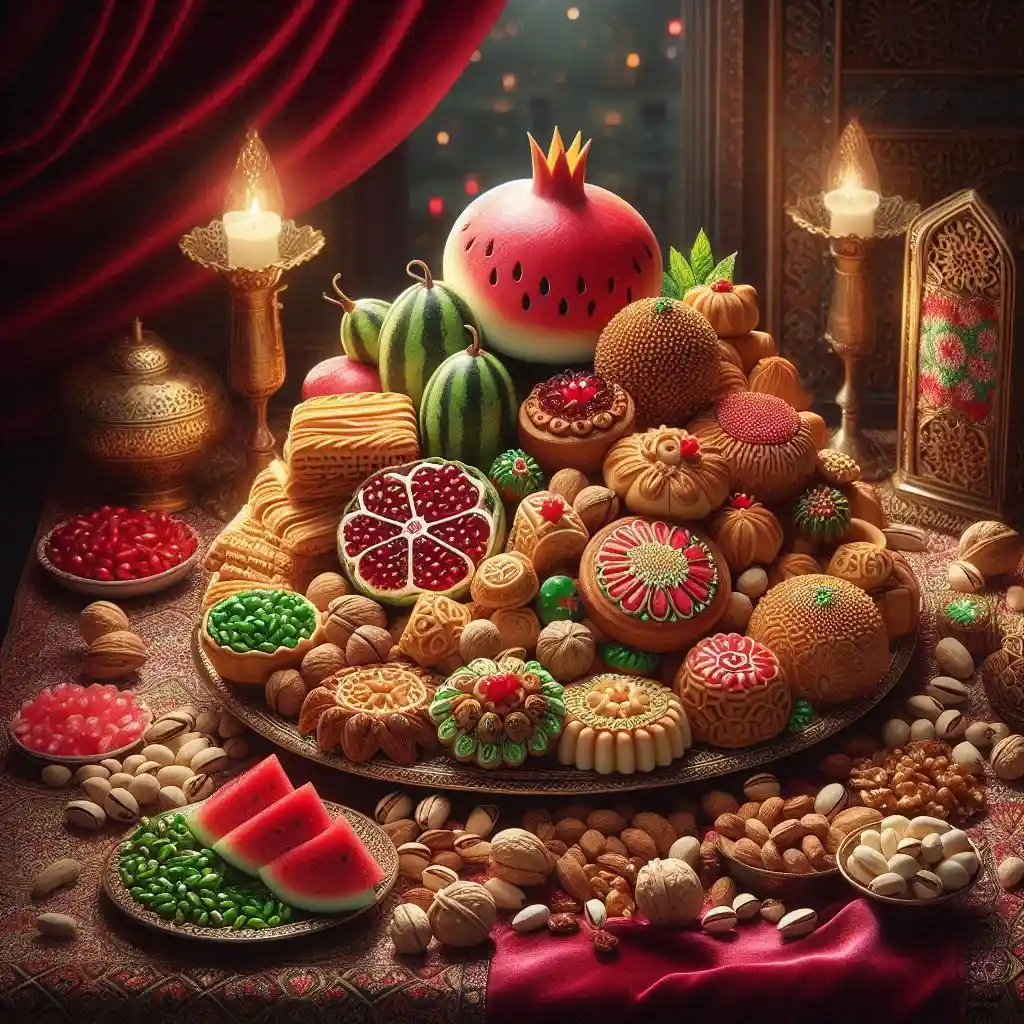 سفارش و خرید شیرینی مناسب شب چله