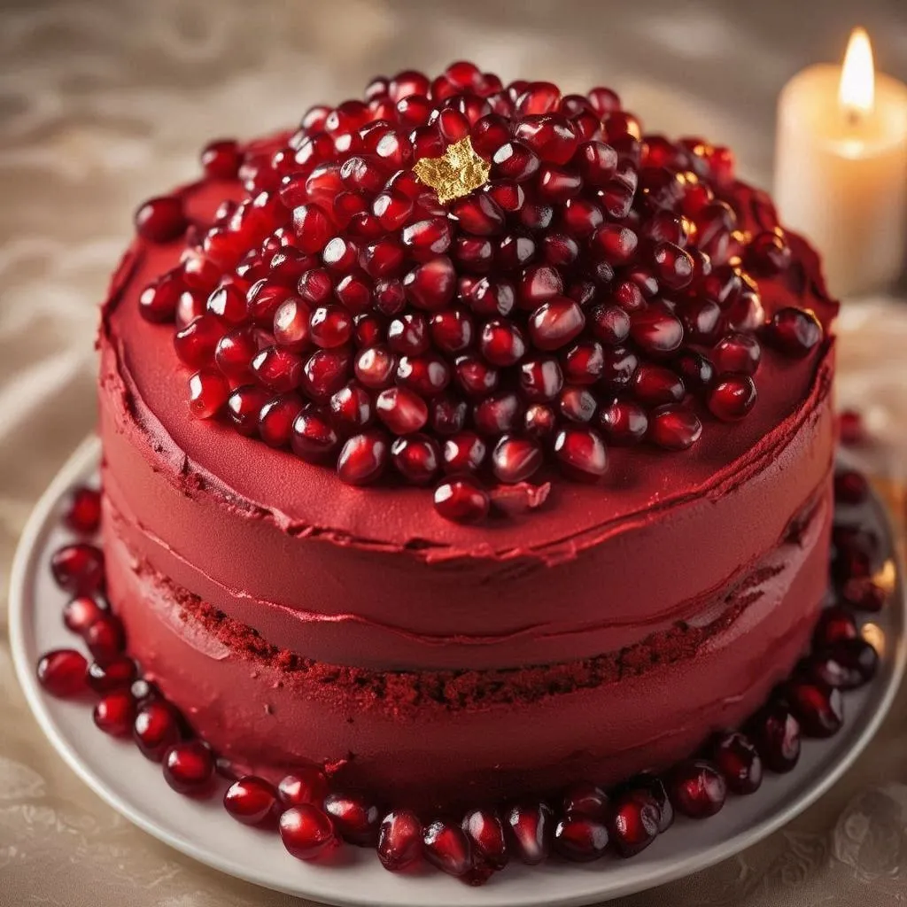 سفارش و خرید شیرینی و کیک شب یلدا با انار