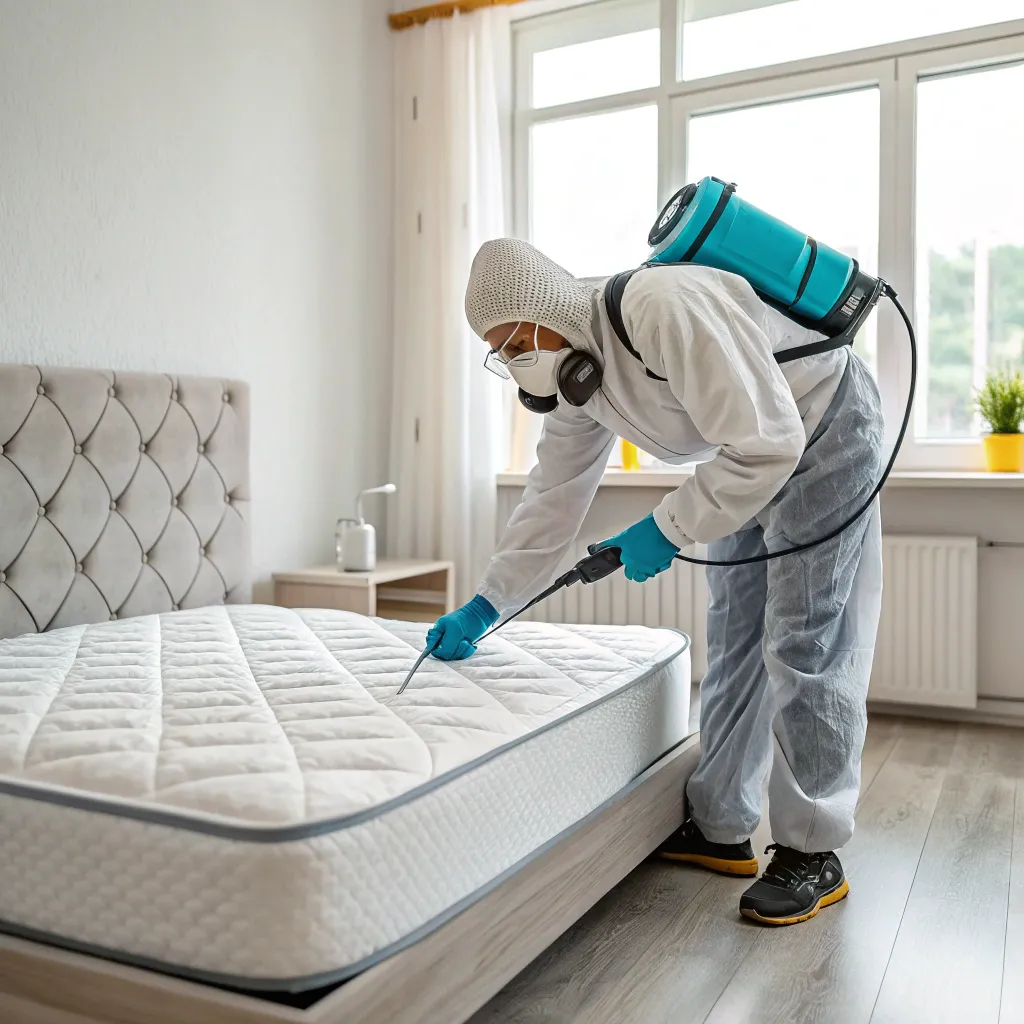 سمپاشی ساس با گاز در تهران انقلاب