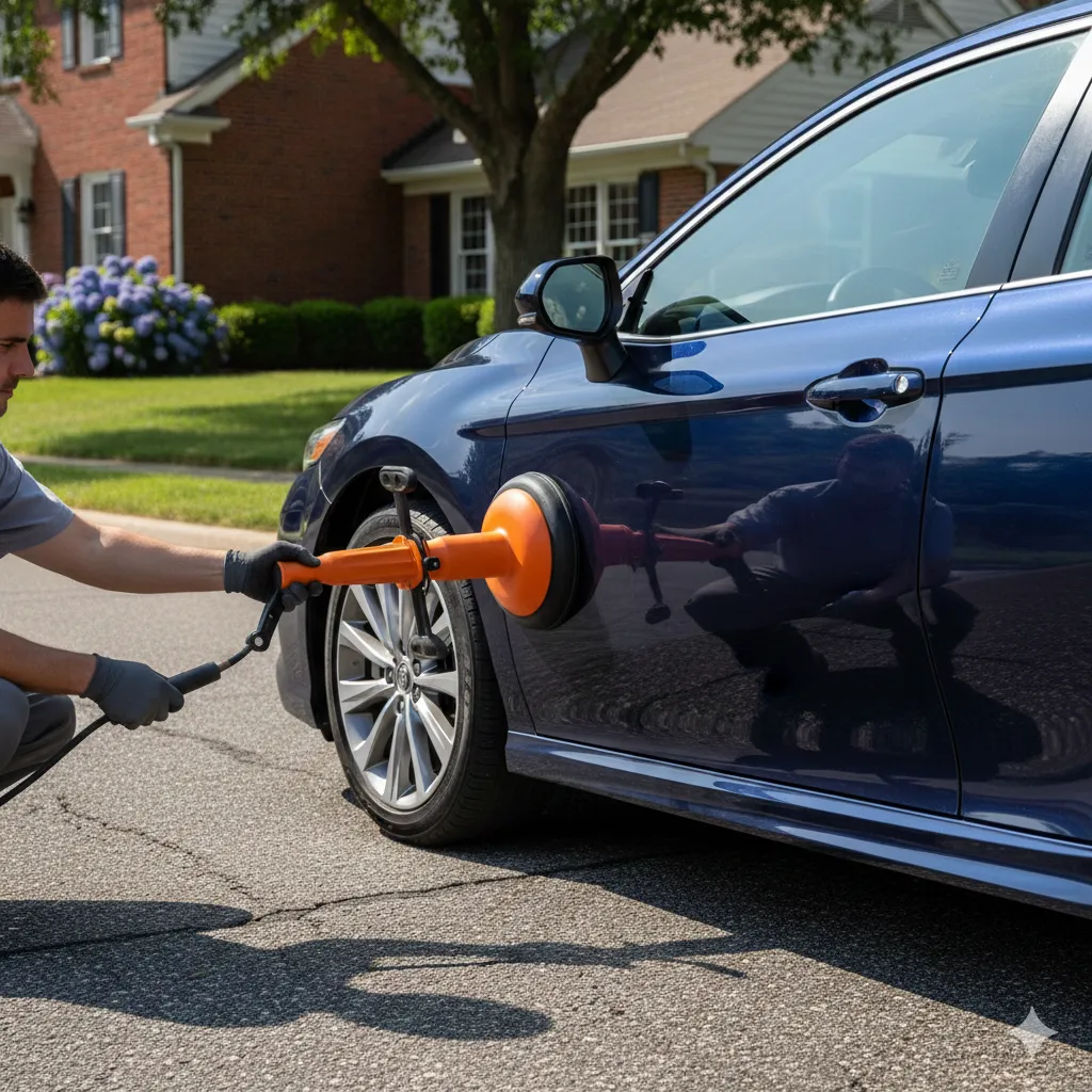 صافکاری با دستگاه مکش در مشهد