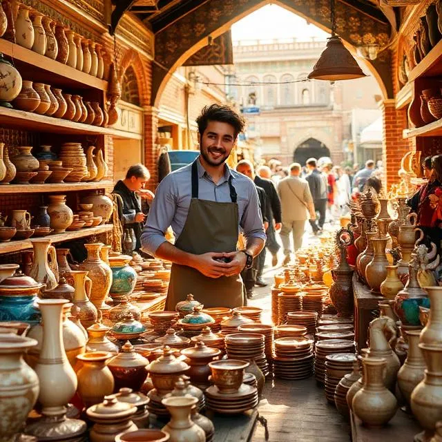 فروش صنایع دستی سفالی در تهران ستارخان