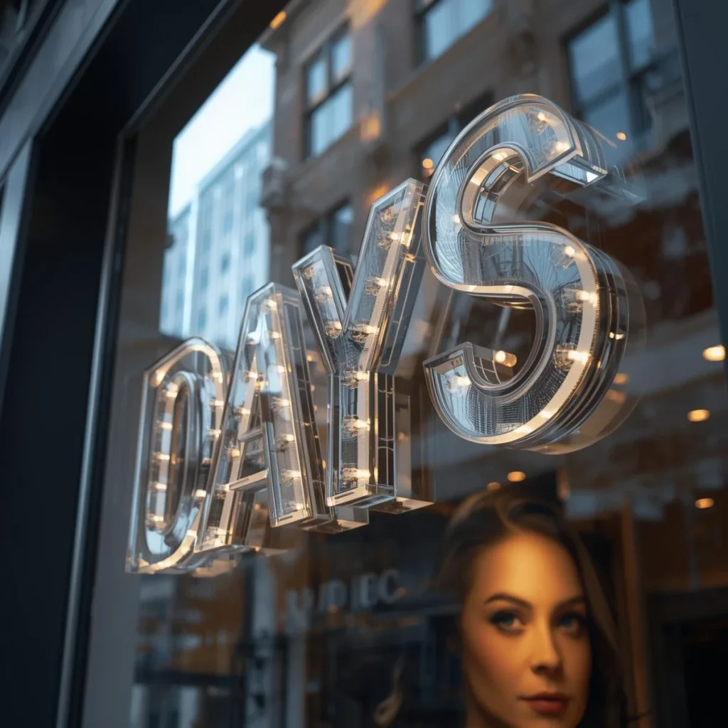 فروش و نصب تابلو پلکسی حروف برجسته نوراندود در قزوین