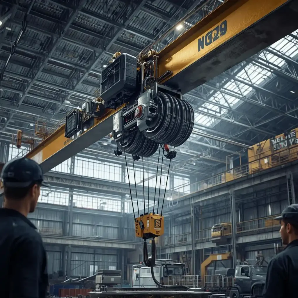 فروش و نصب جرثقیل سقفی هوشمند با وینچ اروپایی در ساوه