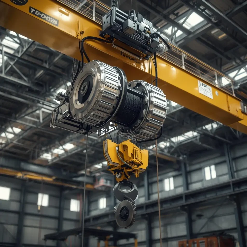 فروش و نصب جرثقیل سقفی هوشمند با وینچ اروپایی در ساوه