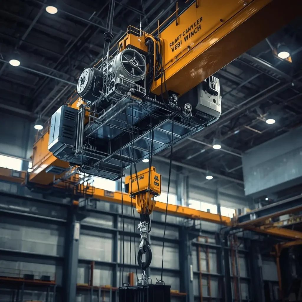 فروش و نصب جرثقیل سقفی هوشمند با وینچ اروپایی در قزوین