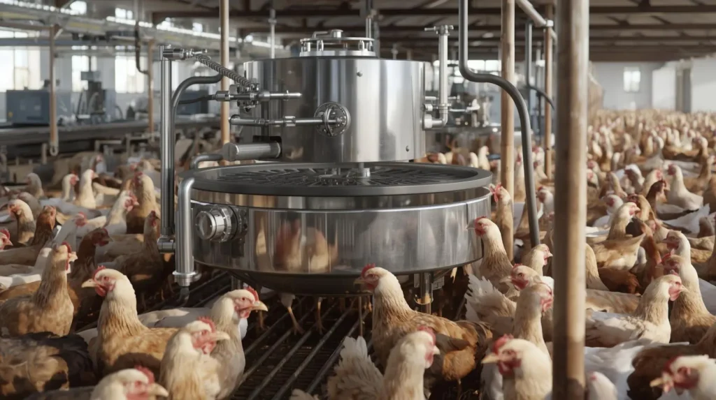 فروش و نصب دانخوری اتوماتیک بشقابی در ساوه