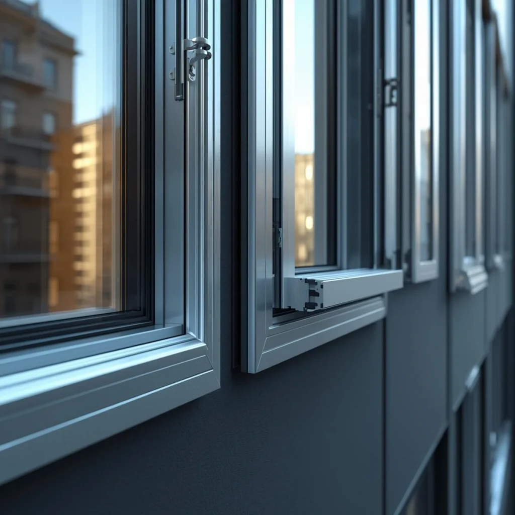 فروش و نصب پنجره آلومینیوم ترمال بریک در کرمان