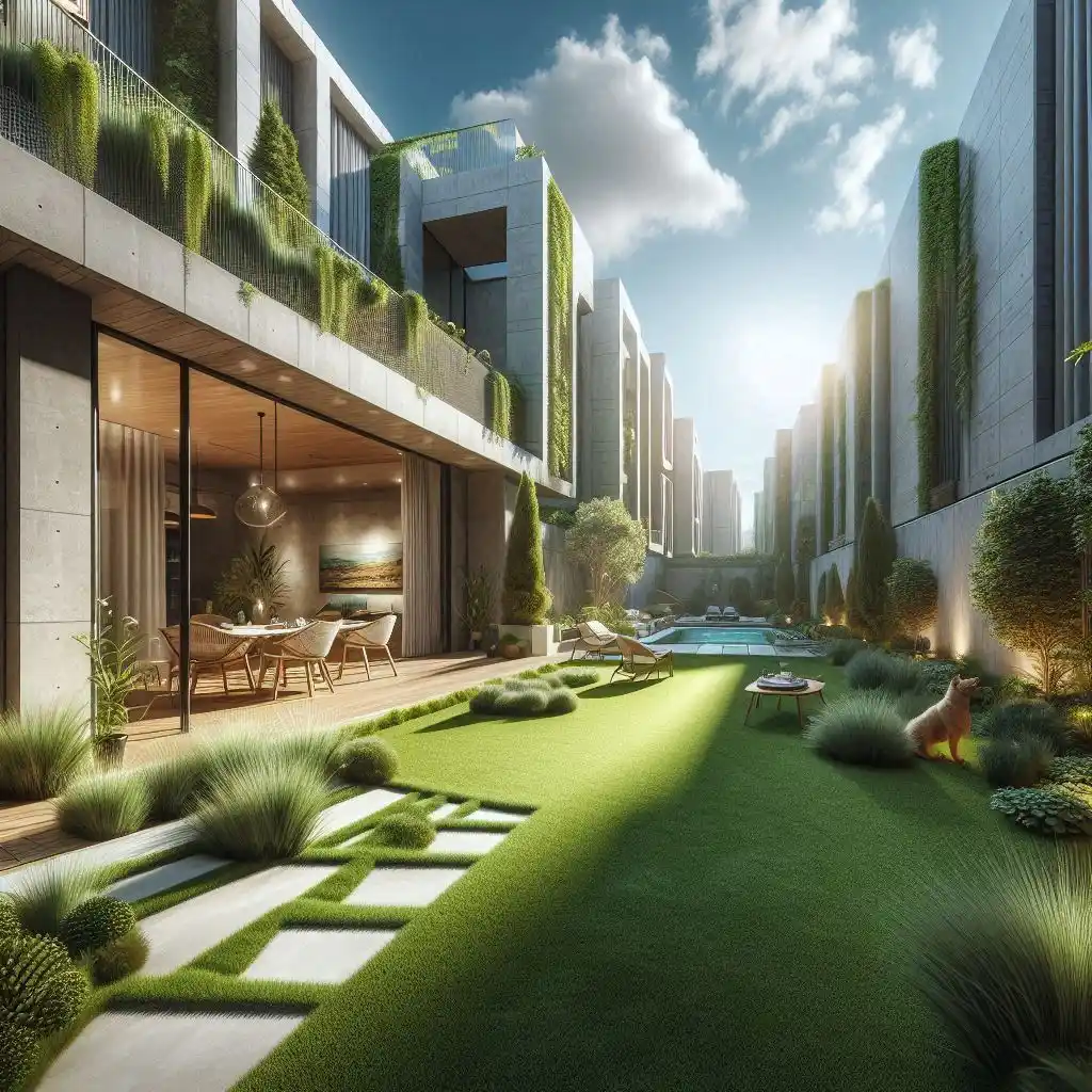 فروش و نصب چمن مصنوعی ۴۰ میلی متر هلندی در تهران رسالت