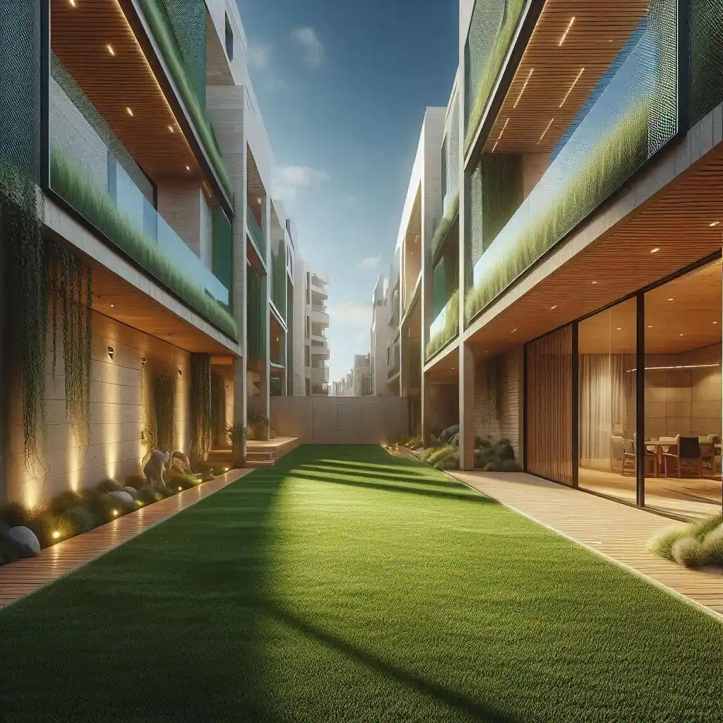 فروش و نصب چمن مصنوعی ۴۰ میلی متر هلندی در تهران مجیدیه