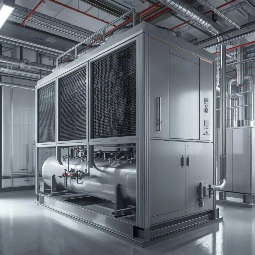 فروش و نصب چیلر صنعتی تراکمی ۱۰۰ تن در تهران