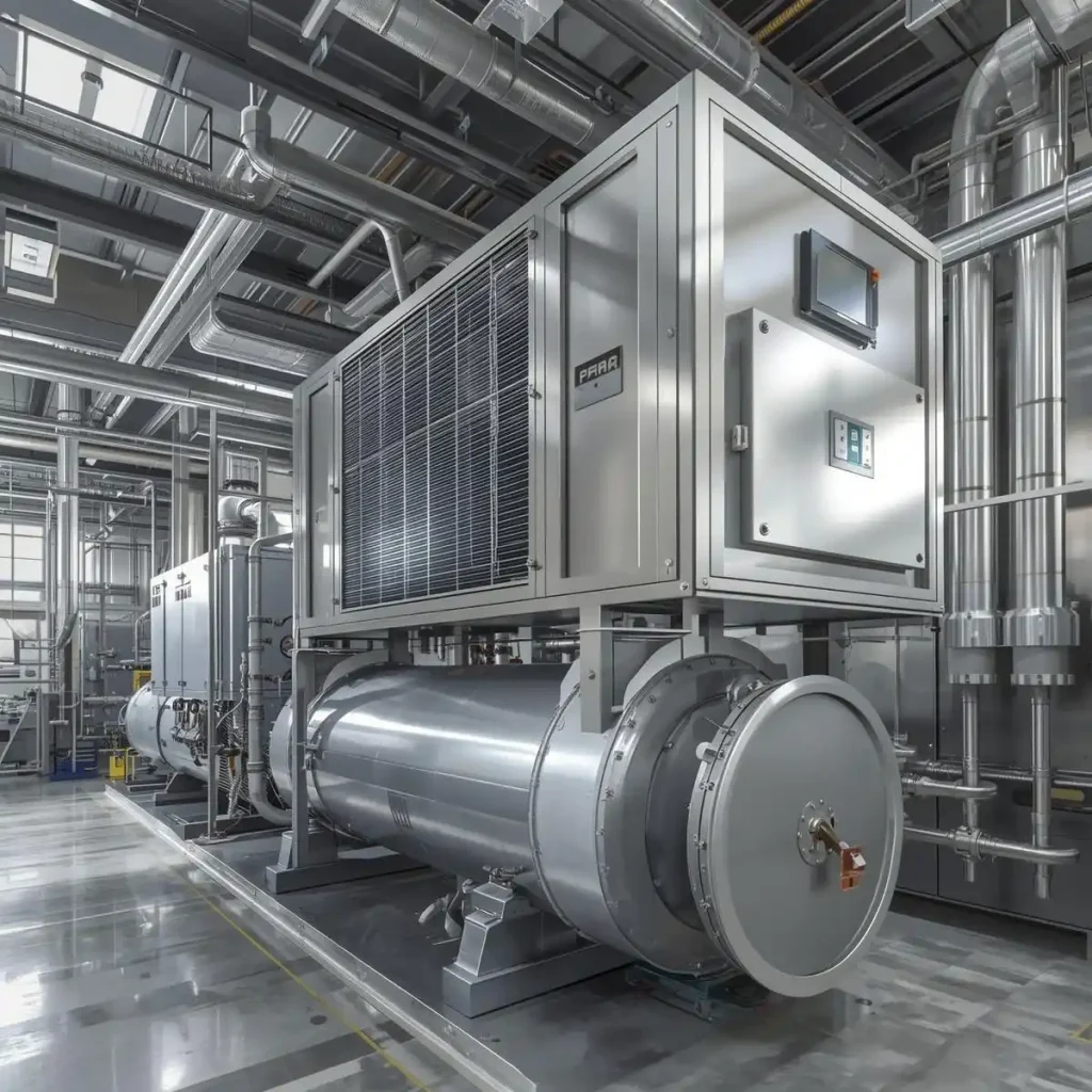 فروش و نصب چیلر صنعتی تراکمی ۱۰۰ تن در ساوه 1 فروش و نصب چیلر صنعتی تراکمی ۱۰۰ تن در ساوه