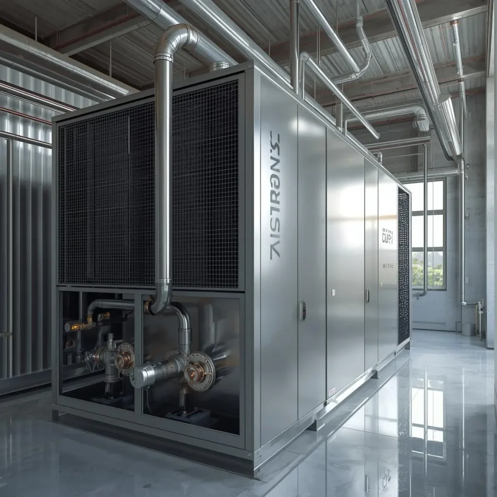 فروش و نصب چیلر صنعتی تراکمی ۱۰۰ تن در کرج