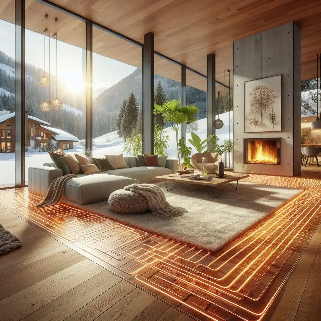 فروش و نصب گرمایش از کف ویلایی در آلاشت