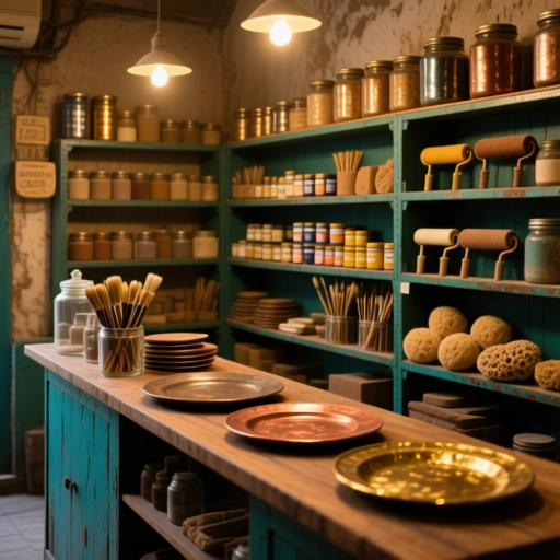 فروشگاه لوازم پتینه کاری در تهران آذری