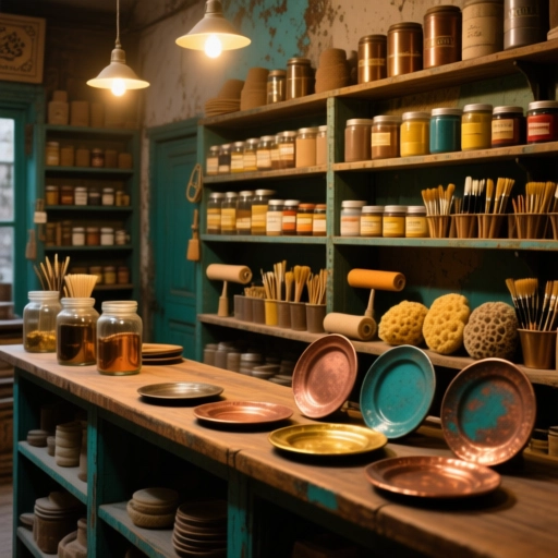 فروشگاه لوازم پتینه کاری در تهران حکیمیه