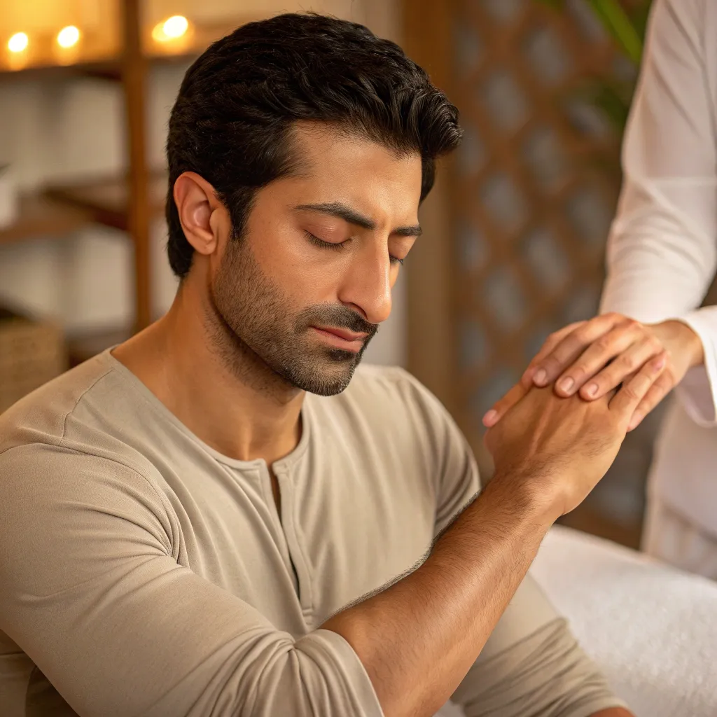 ماساژ برای آرامش اعصاب در تهران زعفرانیه