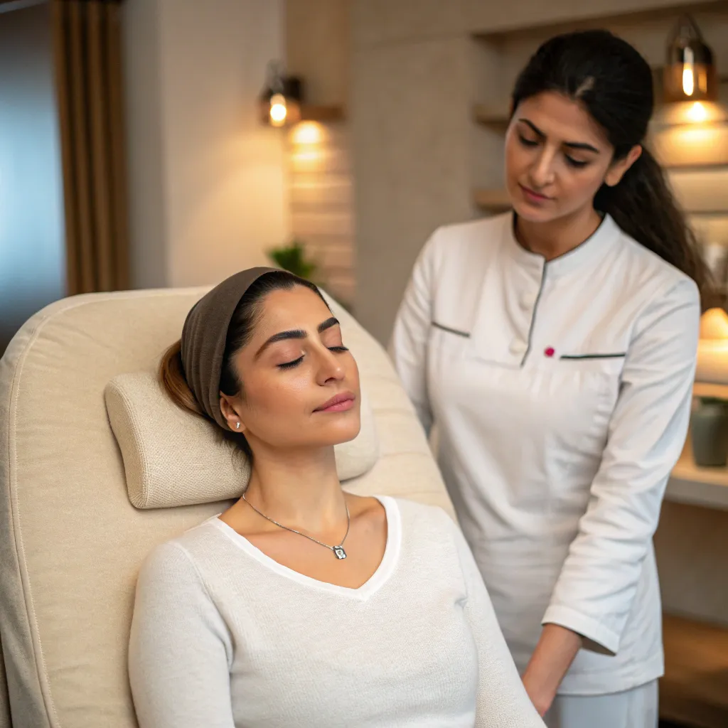 ماساژ برای آرامش اعصاب در تهران ولنجک