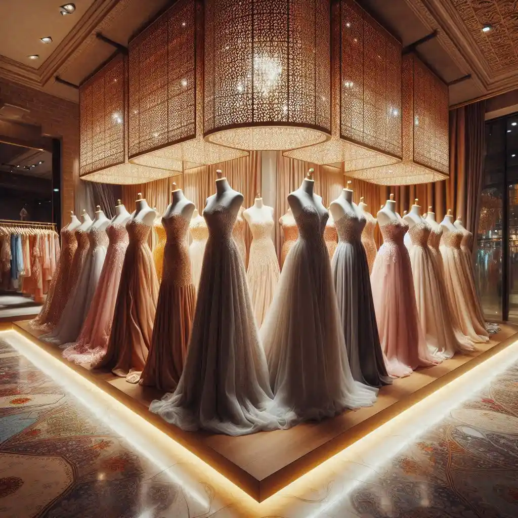 مزون لباس شب زنانه در تهران صالح آباد با سایزبندی کامل