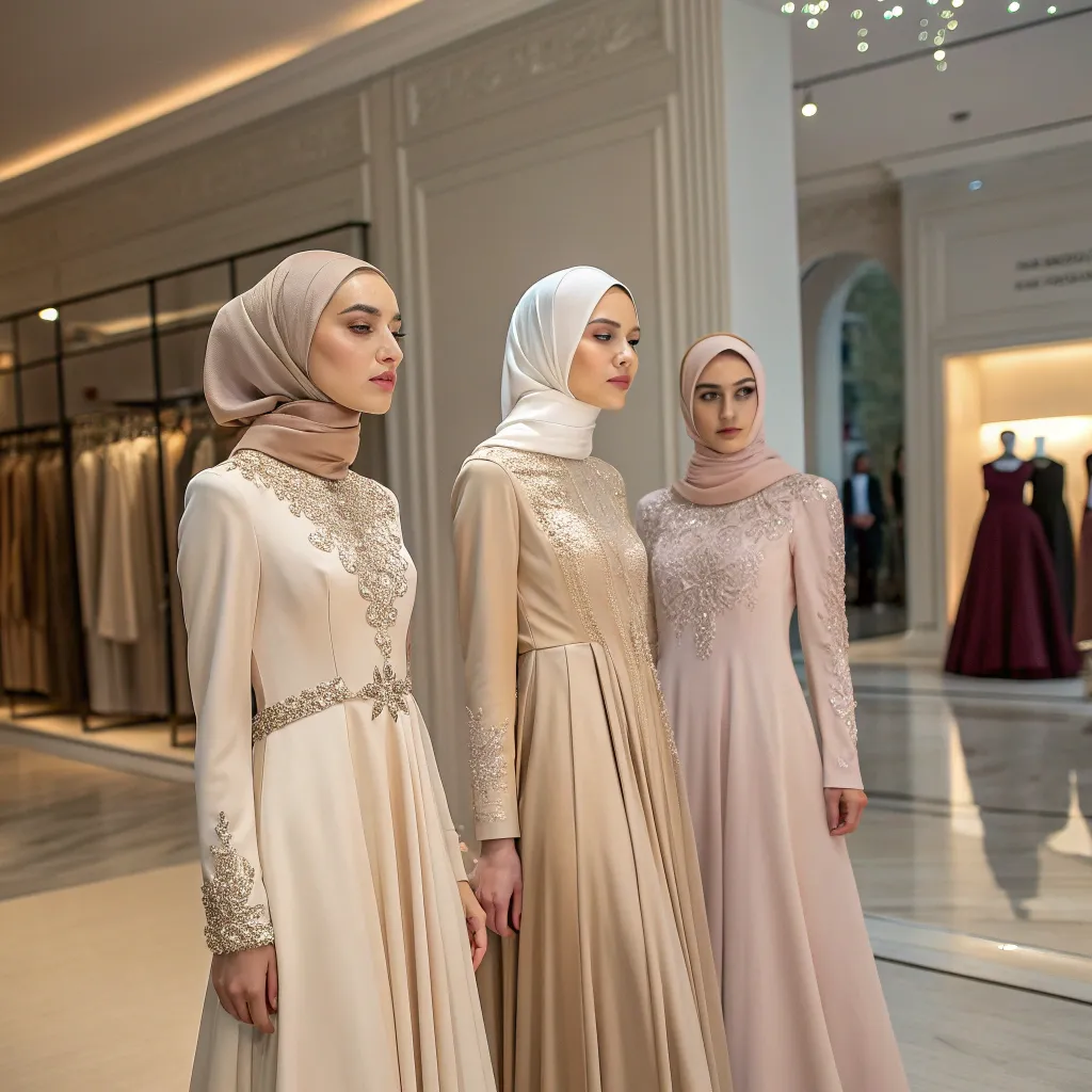 مزون لباس مجلسی ترک در تهران زعفرانیه