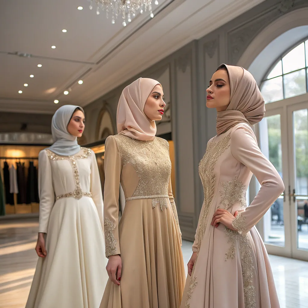 مزون لباس مجلسی ترک در تهران زعفرانیه