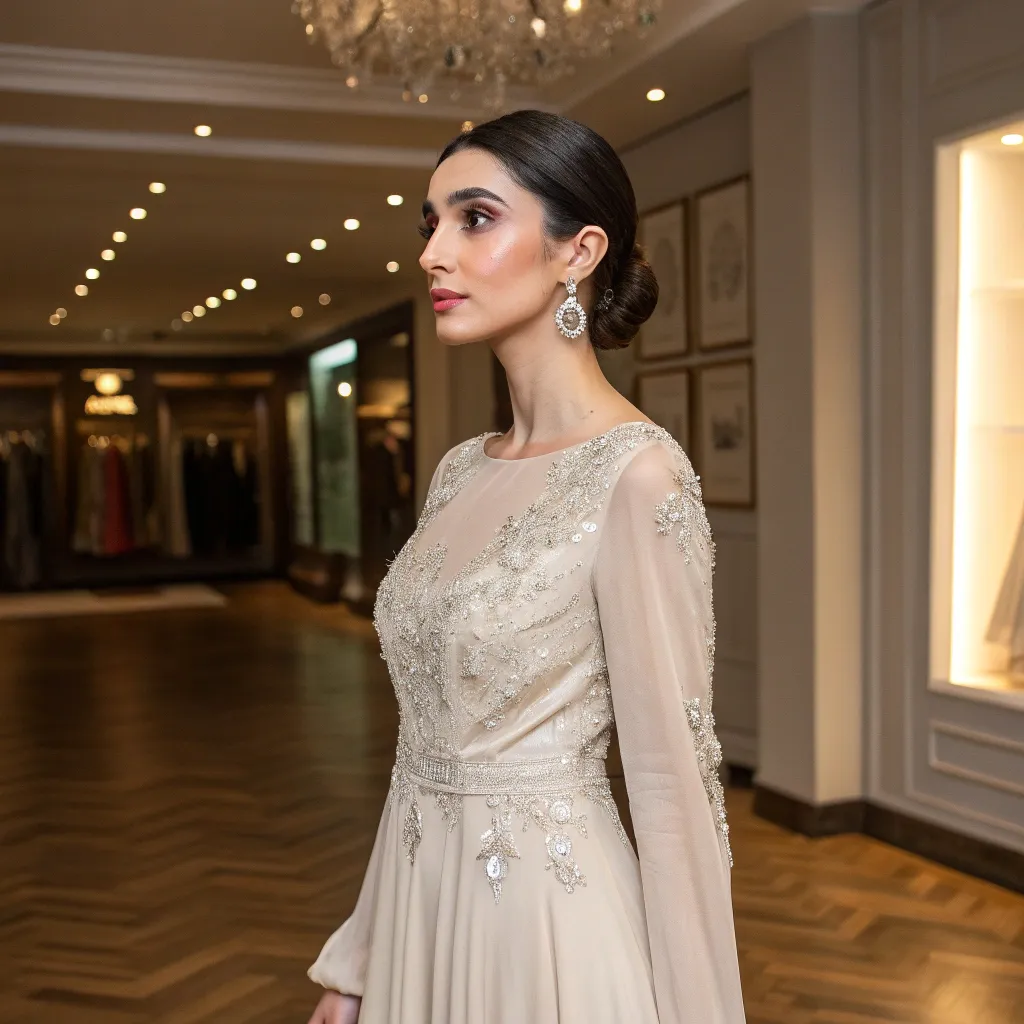 مزون لباس مجلسی پوشیده در تهران جردن