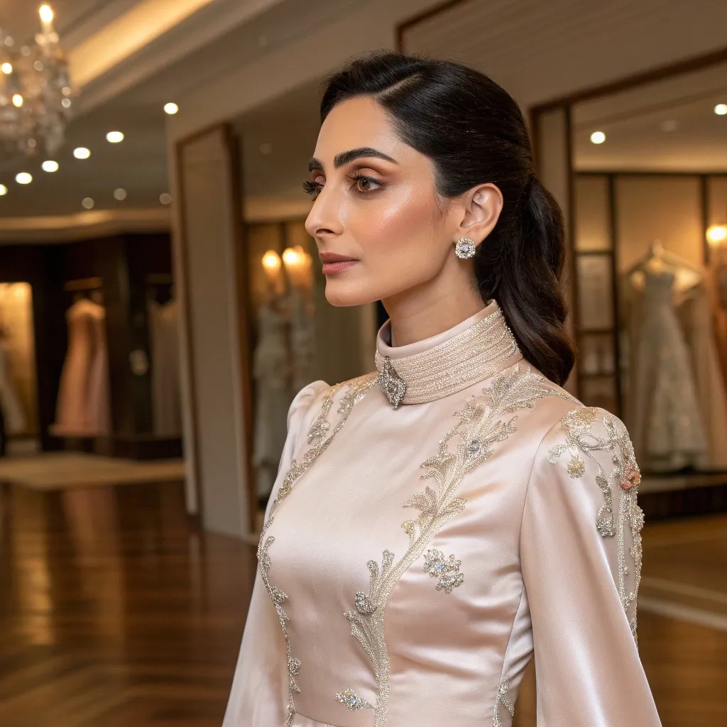 مزون لباس مجلسی پوشیده در تهران ولنجک