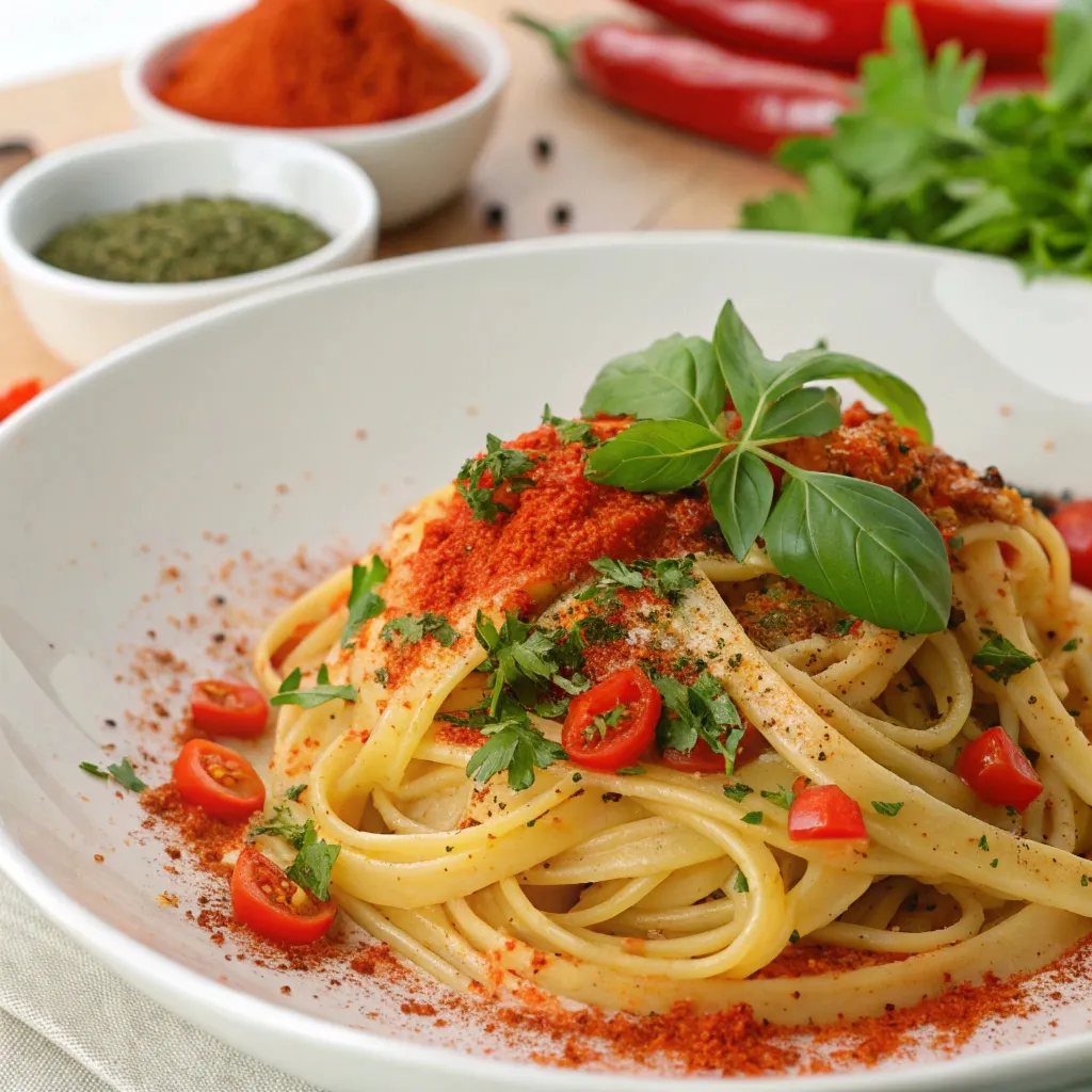 نحوه استفاده از ادویه پاپریکا در پخت ماکارونی