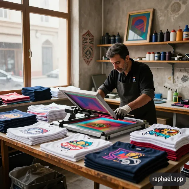 چاپ رو تیشرت در تهران حکیمیه