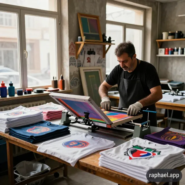 چاپ رو تیشرت در تهران قنات کوثر