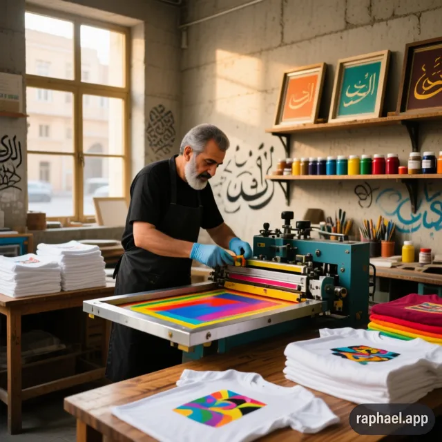 چاپ رو تیشرت در تهران لویزان