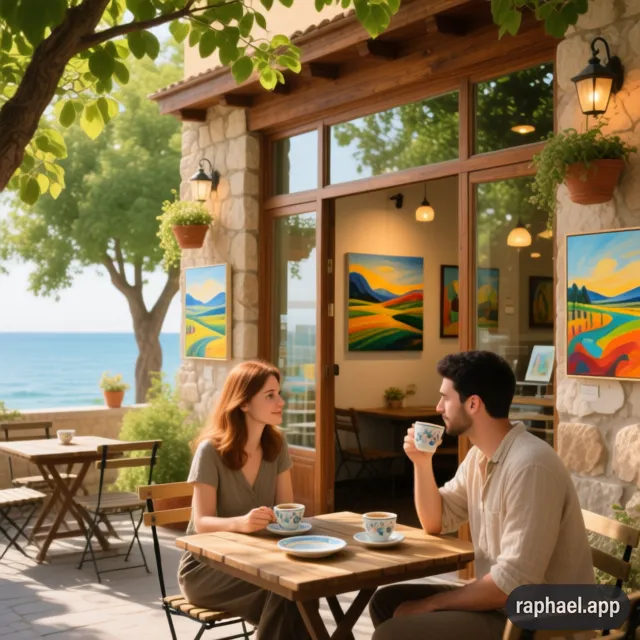 کافه گالری نقاشی در رشت 1 کافه گالری نقاشی در رشت