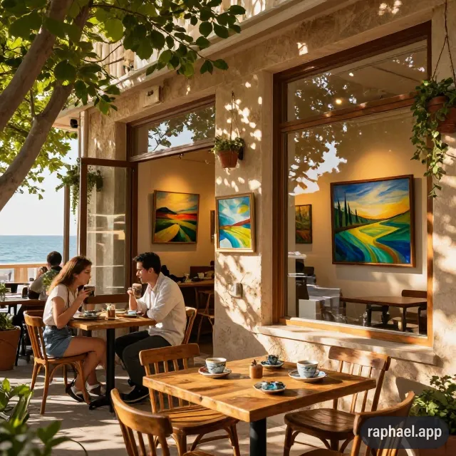 کافه گالری نقاشی در ساری