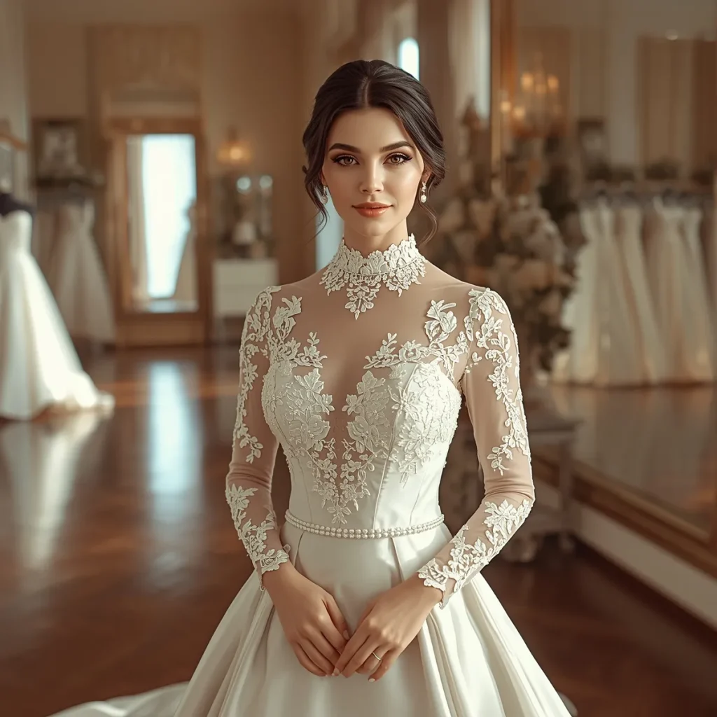 کرایه و اجاره لباس عروس پوشیده در تهران تجریش