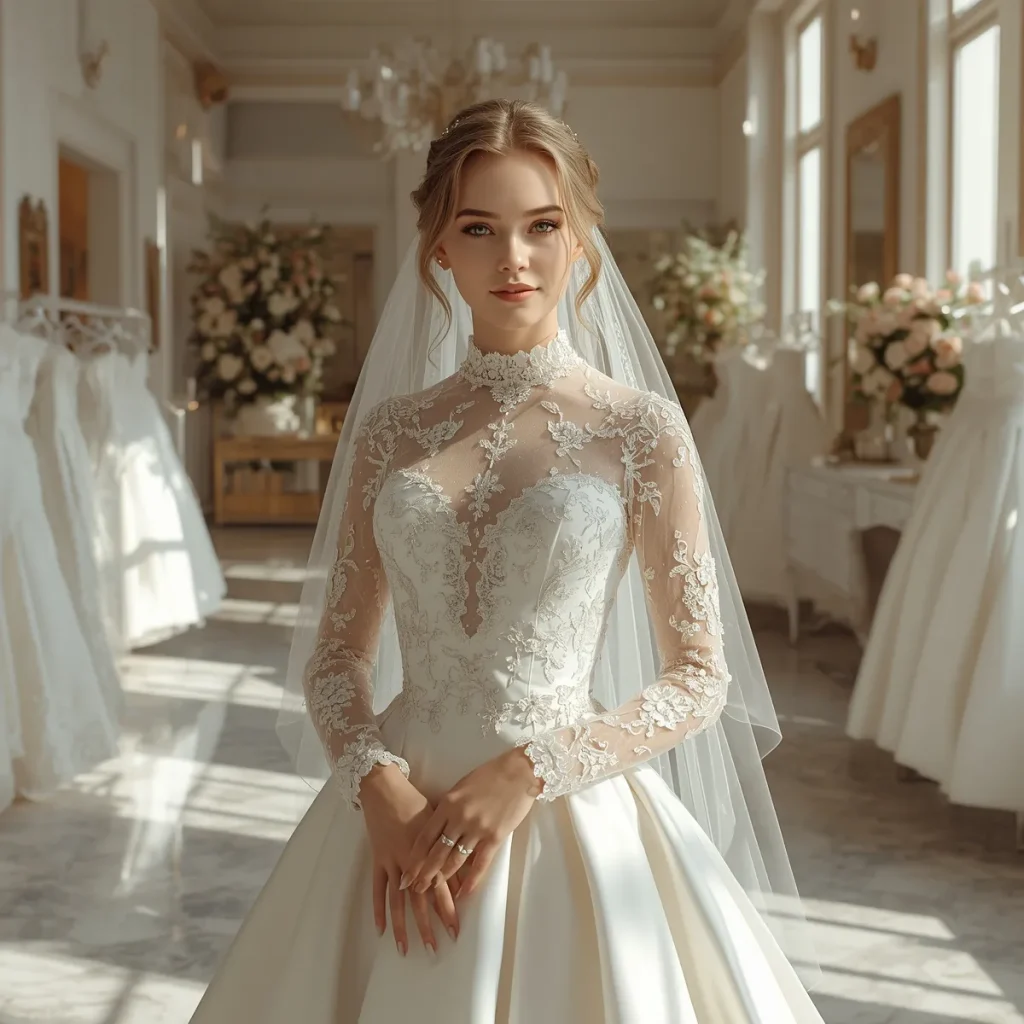 کرایه و اجاره لباس عروس پوشیده در تهران جنت آباد